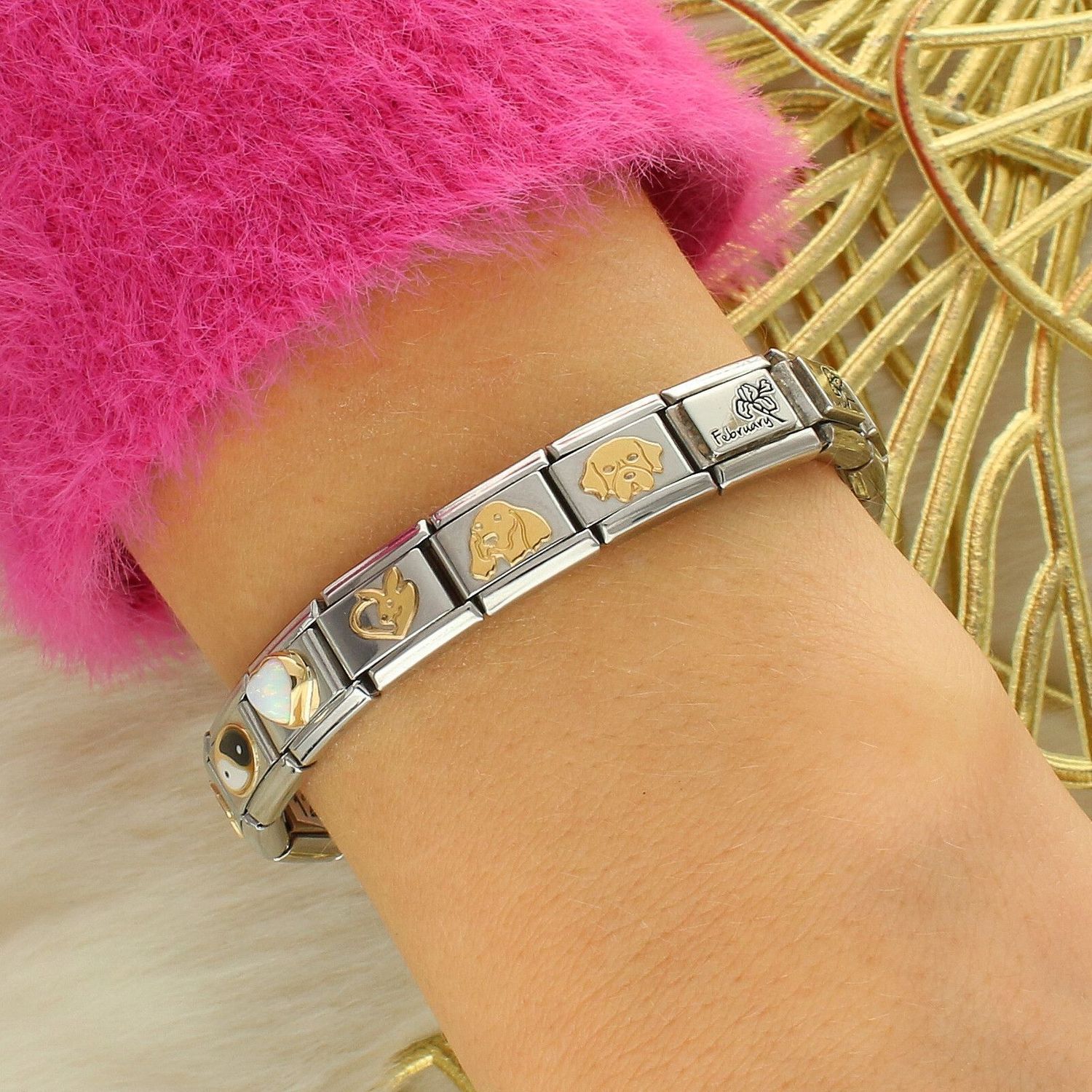 Nomination - Link 18K zawieszka złoto 'Gold Pies Golden Retriever ' 030162 56 biżuteria nomination nomination zawieszki nomination baza.jpg